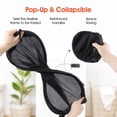 thumbnail image 7 of MADIKA 2 Pack Pop up Mesh Laundry Hamper Collapsible Laundry Baskets with Side Pocket- Breathable Black 74L, 7 of 7