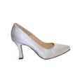 thumbnail image 2 of ZAPATILLA DE VESTIR LEON MUJER BLANCO SATIN 4908 LEON  4908p, 2 of 4