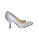 thumbnail image 2 of ZAPATILLA DE VESTIR LEON MUJER BLANCO SATIN 4908 LEON  4908p, 2 of 4