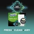 thumbnail image 3 of Swiffer Sweep + Mop, Dry Pads Refill, Floor Cleaner, Cleaning Cloths, Heavy Duty, Unstopables, 10 Count, 3 of 11