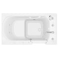 thumbnail image 2 of Meditub Collection 30 in. L x 52 in. W Right Side Drain Combination Jetted Bathtub in White with Powered Fast Drain, 2 of 4