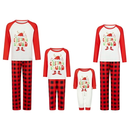

Meihuid Matching Christmas Pajamas for Family Cute Matching Christmas PJs for Family Adults Teens Kids Babies & Dog PJs