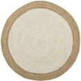 thumbnail image 2 of SAFAVIEH Natural Fiber Cebrail Braided Jute Area Rug, Ivory/Natural, 3' x 3' Round, 2 of 2