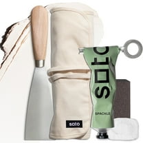 Soto Premium Lightweight Spackle Wall Repair Kit, 7-Piece Small Hole Repair Kit (No. 08 Artisan White)