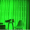 thumbnail image 3 of Guirnalda de luces LED de 3 x 2/3 x 1/3 x 3 m para bodas, fiestas, exteriores, hogar, decoración de cortinas de calle, 300 LED, 3 of 5