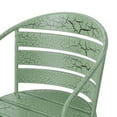 thumbnail image 6 of GDF Studio Porto Outdoor Iron 3 Piece Bistro Set, Crackle Green, 6 of 13