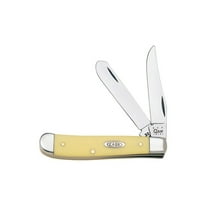 Case XX Knives Yellow Synthetic Mini Trapper Pocket Knife