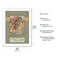 thumbnail image 2 of Amica - Italian Opera - Composer Pietro Mascagni - Vintage Music Poster by Leopoldo Metlicovitz c.1905 - Bamboo Fine Art 290gsm Paper Print (Unframed) 18x24in, 2 of 4