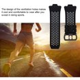 thumbnail image 3 of Pulsera deportiva de silicona de repuesto para Fitbit Ionic Correa de color negro y gris, 3 of 5