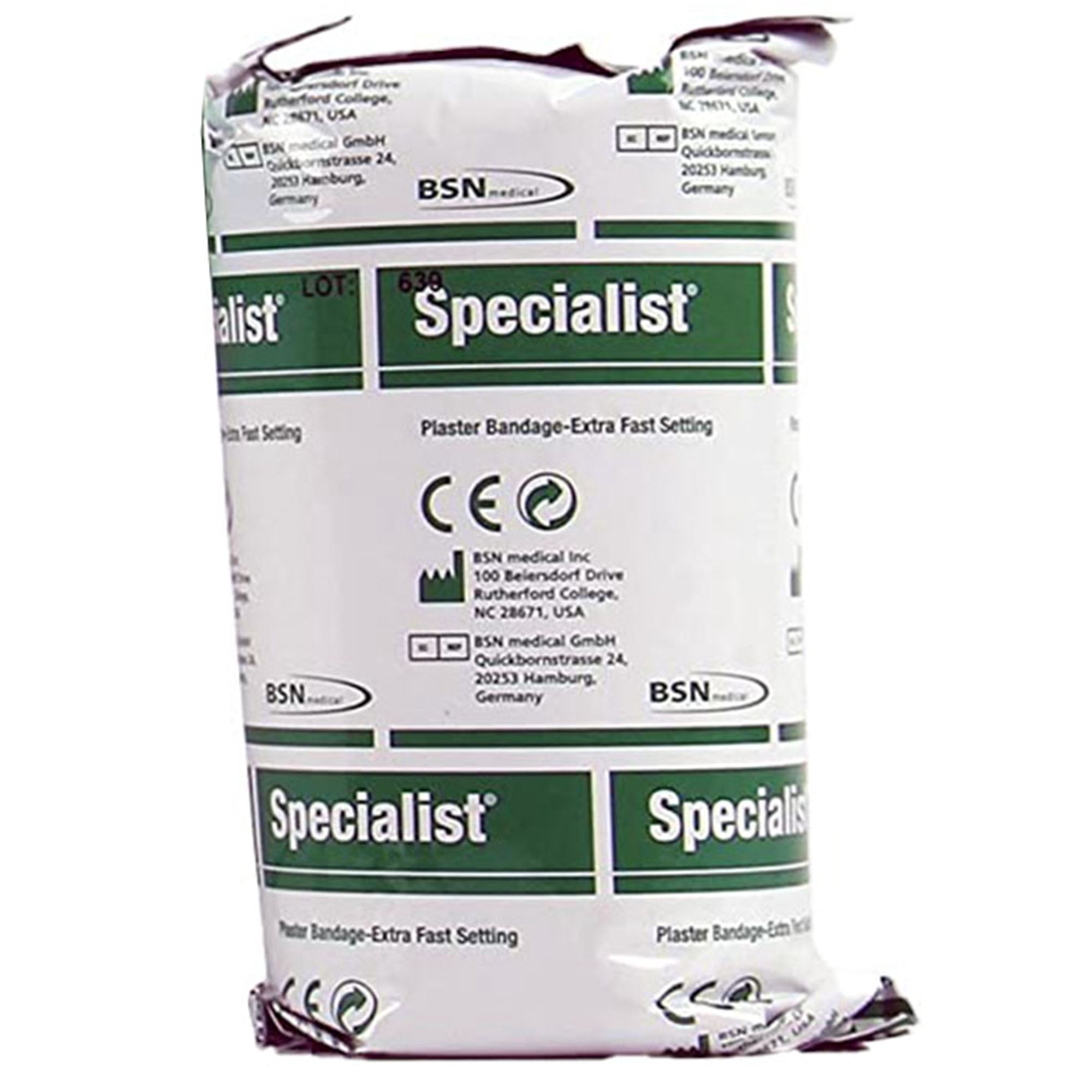 Specialist Plaster Bandage 4 Inch X 15 Foot Plaster of Paris White 7367, 72 Ct