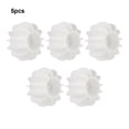 thumbnail image 4 of Youkk Prevent Clothing Entanglement Laundry Ball Quick Drying Suitable For All Fabrics Wool Dryer Balls white 5pc, 4 of 6