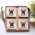 thumbnail image 4 of Happy Mother's Day Scottish Terrier with Flower Crown and Greeting Card Set of 4 Stone Coasters Scottie Dog Lover Gifts 4x4in Absorbent Soapstone Coaster - 13004, 4 of 5