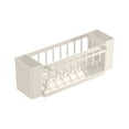 thumbnail image 2 of karymi Multifunctional Kitchen Rack, Sink-Side Storage Rack Countertop Sponge Rack, Plastic, 12.01x4.33x3.54in, Drainage Holes, Space-Saving Holiday Gifts, 2 of 6