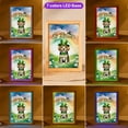 thumbnail image 3 of Happy St. Patrick’s Day Beagle with Green Hat Shamrocks Rainbow Acrylic Plaque with Wood Photo Frame Box Beagles Dog Lover Gifts Idea Light Box - 03007, 3 of 5