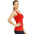 thumbnail image 2 of LAVRA Women's Tank Top Cotton Ribbed, 2 of 4