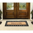 thumbnail image 7 of A1HC Natural Coir & Rubber 18"x48" Paisley Door Mat, Thick Durable, Heavy-Duty, Low-Profile, Long-Lasting Front Door Welcome Mat, Black, 7 of 7