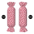 thumbnail image 2 of Salouo Strawberry and Ladybugs Pattern Cute Bolster Pillow,Cylindrical Pillow Long Pillow for Bed Round Side Pillow for Knee/Leg/Neck ,- Length 24.4" x 9.8" Diameter, 2 of 8