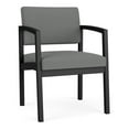 thumbnail image 1 of Lenox Steel Reception Waiting Room Guest Chair / Black Steel / Light Gray, 1 of 5