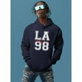 thumbnail image 2 of California Los Angeles 98 Banner Hoodie Men -Image by Shutterstock, Male Medium, 2 of 4