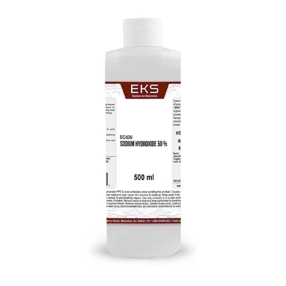 Dawn Scientific Sodium Hydroxide 50% (NaOH) Solution, 500ml, New