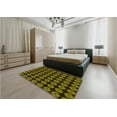 thumbnail image 5 of Ahgly Company Machine Washable Indoor Square Transitional Dark Yellow Green Area Rugs, 8' Square, 5 of 7
