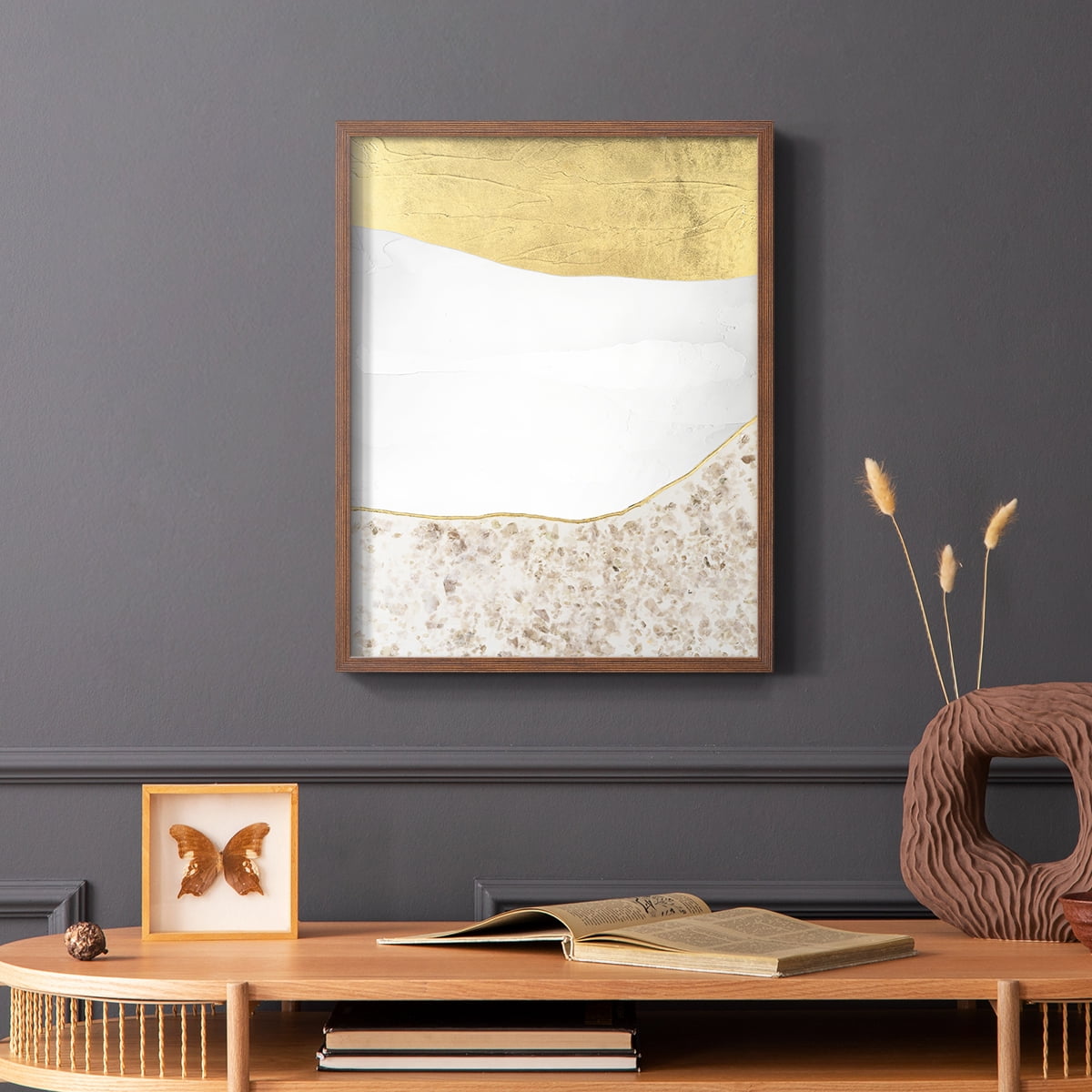 Whitestone II Framed Print in Brown Solid Wood 11 x 14 Framed Print