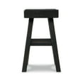 thumbnail image 4 of Signature Design by Ashley Glosco Farmhouse Counter Height Barstool, Set of 2, Black, 4 of 4