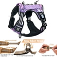 thumbnail image 3 of Auroth No Pull Dog Harness with Handle, Service Harness for Small Dogs, Adjustable Easy on Puppy Harness, Reflective Comfortable Padded Dog Harness Vest, Small Dog Harness for Training Running, 3 of 7