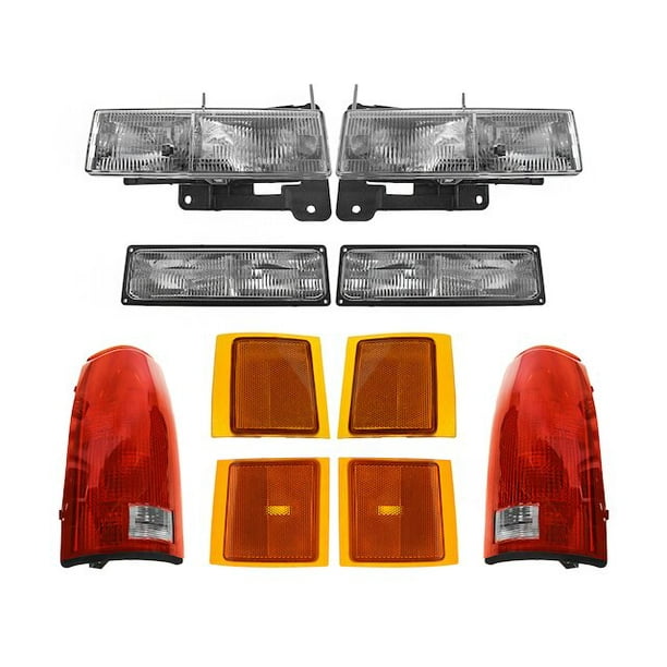 Headlight Tail Light Parking Light Kit 10 Piece Set Compatible with