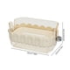 thumbnail image 3 of Cubierta de caja de pañuelos | Organizador de pañuelos de plástico ABS con soporte para teléfono celular - Dispensador de papel facial para cocina, baño, tocador, mesa de dormitorio | 7.48x4.72x3.93, 3 of 8