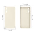 thumbnail image 2 of Phone Case for 6.2"x3"x0.43" Cell Phones TPU Silicone Full Body Protective Cover Case for Men Women, White, 2 of 6