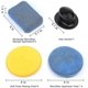 thumbnail image 3 of 13pcs Waxing Sponge Car Cleaning Cloth Waxing Foam Sponge Wax Applicator, 3 of 5