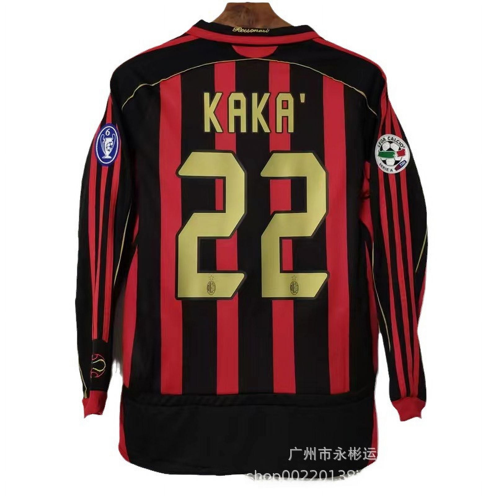 サッカーユニフォーム AC Milan w AC Milan Retro Champions League Edition Long Sleeve No.22 England