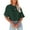 Dark Green, variant on Sherrylily Women Half Sleeve Cropped T Shirt Crop Tops Casual Summer Tees