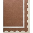 thumbnail image 6 of Hauteloom Varro Living Room, Bedroom Patio Outdoor Area Rug - Traditional - Rust, Cream - 5'3" x 7', 6 of 8