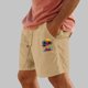 thumbnail image 4 of Pantalones Cortos para Hombre Cintura Elástica con Bolsillos Color Sólido Casual Cordón Suelto Pantalones Cortos de Ejercicio, 4 of 4