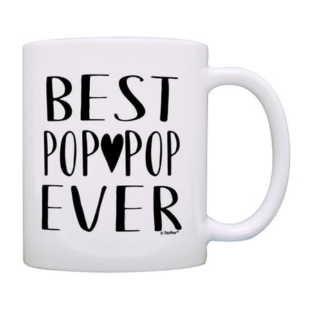 

Pop-Pop Gifts For Grandpa Best Pop Pop Ever Heart Family 11oz Ceramic Coffee Mug Pop Pop