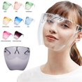 thumbnail image 3 of Transparent Protective Mask Full Face Shield Dust-proof Christmas Face Visor Antidust Anti-oil Mask hot Cycling Masks, 3 of 5