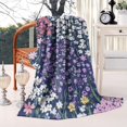 thumbnail image 2 of Pioneer Flower Blanket,Comfortable Soft Flannel Throw Blanket,All Season,Warm Lightweight Blankets for Sofa Bed Couch Living Room Chair,40"x50"(100x130cm), 2 of 4