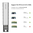 thumbnail image 2 of Carcasa NVMe WAVLINK NVMe a USB 10Gbps de Aluminio 8TB, 2 of 6