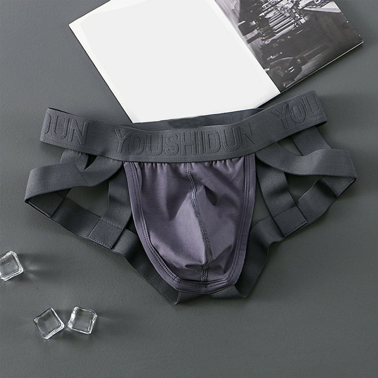 Mens Jockstrap Underwear Low Waist Breathable Athletic Supporter Jock Straps  Hollow Hot Male Underpants 
