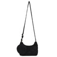 thumbnail image 1 of Bolso Bandolera Bolsos Bandolera Acolchado Algodón Acolchado Mujer con Monedero Negro, 1 of 9