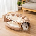 thumbnail image 6 of Collapsible Removable Cat Tunnel Tube With Cat Bed Set, 6 of 11