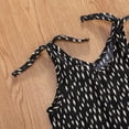 thumbnail image 4 of Toddler Baby Girls Summer Chiffon Jumpsuit Sling Sleeveless Printed Long Romper Overall Clothes, 4 of 5