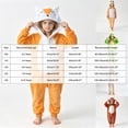 thumbnail image 3 of Faraee 2-10 Years Unisex Kids Animal Onesie Pajamas for Girls Boys 2T 3T 4T 5T 6T Soft Flannel Hooded Full Body Jumpsuit One Piece Halloween Cosplay Loungewear, 3 of 4