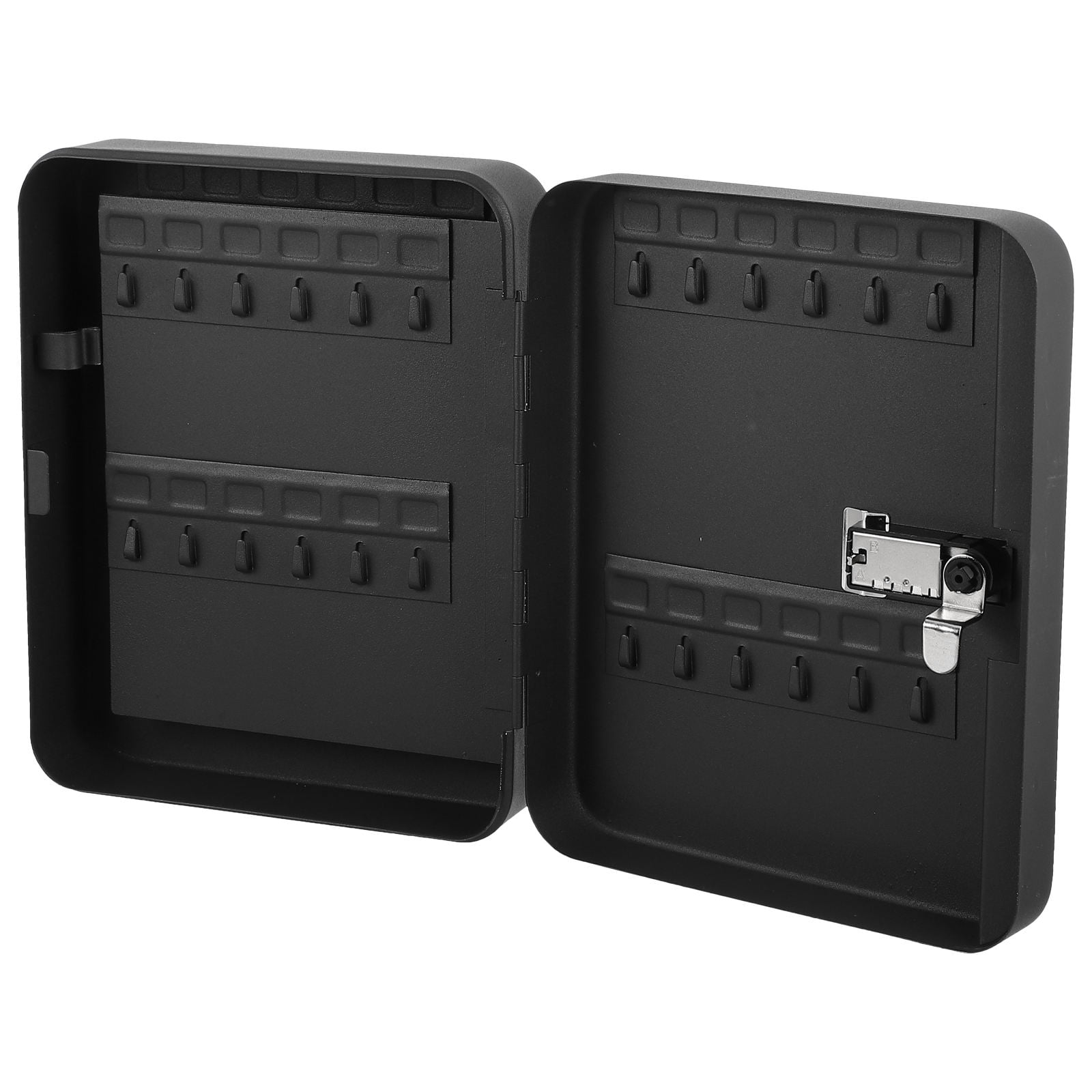 WRISTBIQUE Car Key Box Security Key Storage Box Black 1 Set