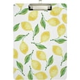 thumbnail image 2 of FMSHPON Yellow Lemon Clipboard Hardboard Wood Nursing Clip Board and Pull for Standard A4 Letter 13x9 inches, 2 of 8