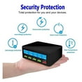thumbnail image 4 of Multiple USB Charger,50W 5 Port Desktop Charger Charging Station Multi Port Travel Fast Wall Charger Hub With LCD Display For Smart Phones, Tablet And More ,Multi-Device Charger, 4 of 7