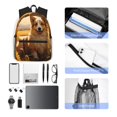 thumbnail image 5 of Fotbe Pastoral Sunflower Corgi Lightweight Casual Laptop Backpack for Men and Women, Daily use Waterproof backpack, Backpack for College, 5 of 7