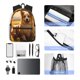 thumbnail image 4 of Disketp Pastoral Sunflower Corgi Mochila Ligera Clásica con Múltiples Bolsillos, Mochila Casual para Hombre y Mujer, Ideal para Escuela, Trabajo y Viajes, 4 of 6